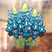 Bluebonnets Venster Cling Raamsticker (Vel 2)