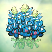 Bluebonnets Venster Cling Raamsticker (Vel 3)