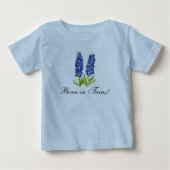 Bluebonnets waterverf Floral Boy Baby (Voorkant)