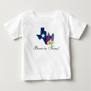 Bluebonnets waterverf Floral Boy Baby