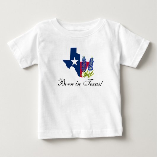 Bluebonnets waterverf Floral Boy Baby (Voorkant)
