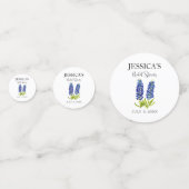 Bluebonnets Wildflower Blue Flowers Vrijgezellenfe Confetti (Achterkanten)