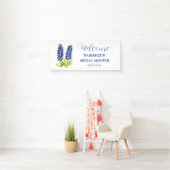 Bluebonnets Wildflower Texas Bruidsfeest Spandoek (Insitu)