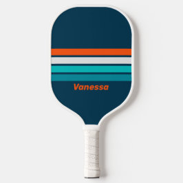 Bluebottle Echo Over Strepen met Naam Pickleball Paddle