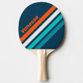 Bluebottle Echo Schuine Strepen met Naam Tafeltennisbatje