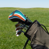Bluebottle Echo Speld Gestreeptd met Naam Golfheadcover (Insitu)