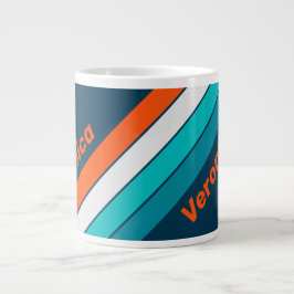 Bluebottle Echo Strepen met Naam Grote Koffiekop