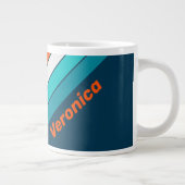 Bluebottle Echo Strepen met Naam Grote Koffiekop (Rechts)