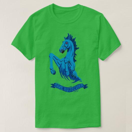 Bluecifer opslaan t-shirt (Design voorkant)