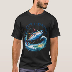 Bluefin Adventures – Blauwvintonijn Golf Jumpen T-shirt