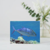 Bluefin Trevally Briefkaart (Staand voorkant)