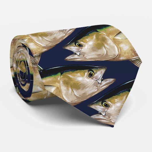 Bluefin Tuna Necktie Stropdas (Opgerold)