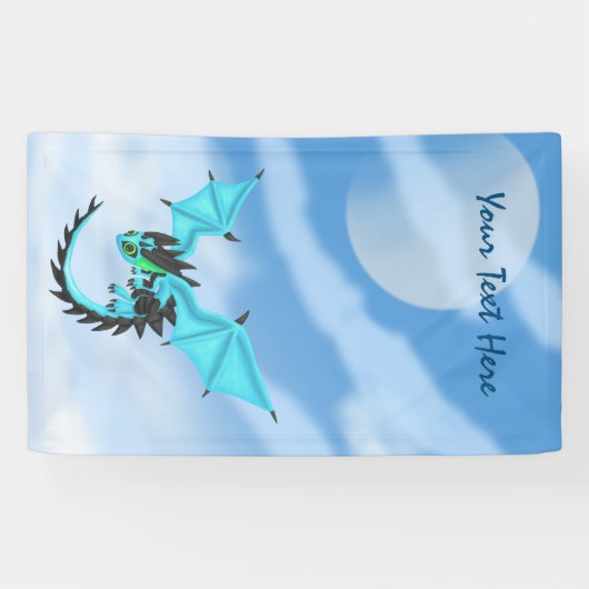 BlueFire Dragon Spandoek (Horizontaal)