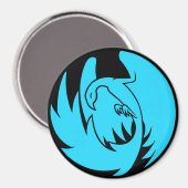 BlueFireArts Fire Bird Magneet (Voorkant / Achterkant)