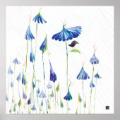 BLUEFLOWERRAÏNE POSTER (Voorkant)