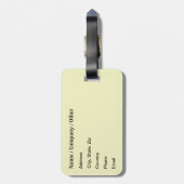 Bluegill Bream Bagagelabel (Achterkant verticaal)