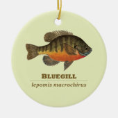Bluegill Bream Vist Keramisch Ornament (Voorkant)