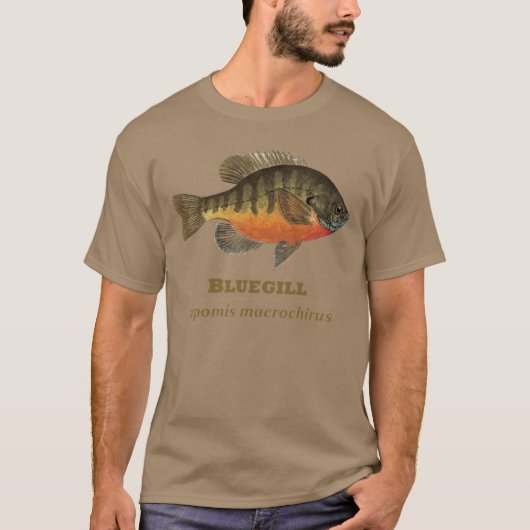 Bluegill Bream Vist T-shirt (Voorkant)