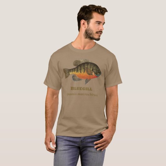Bluegill Bream Vist T-shirt (Voorkant volledig)