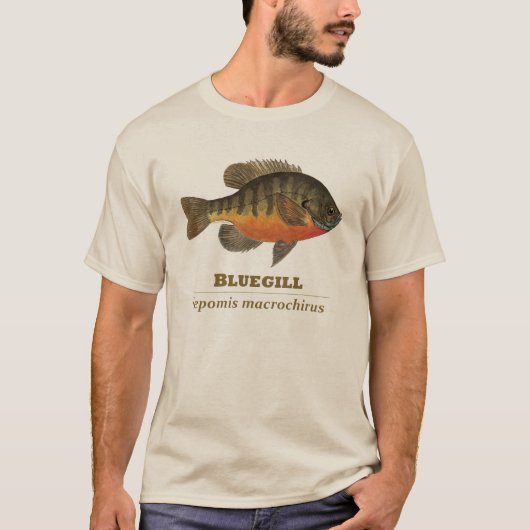 Bluegill Bream Vist T-shirt (Voorkant)