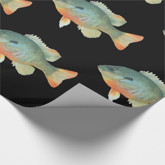 Bluegill Brim Bream Sunfish Perch Vist Cadeaupapier (Hoek)