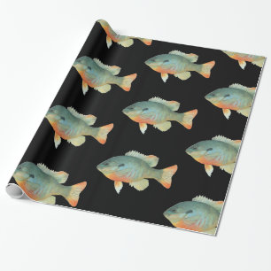 Bluegill Brim Bream Sunfish Perch Vist Cadeaupapier