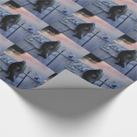 Bluegill in sunset Lake Arrowiad Cadeaupapier (Hoek)