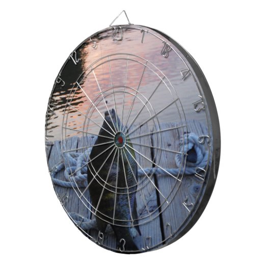 Bluegill in sunset Lake Arrowiad Dartbord (Voorkant Rechts)