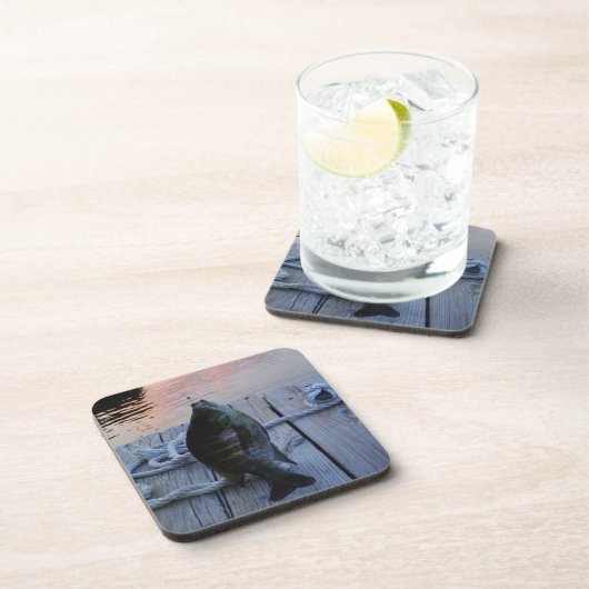 Bluegill in sunset Lake Arrowiad Drankjes Onderzetter (Rechterzijde)