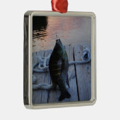 Bluegill in sunset Lake Arrowiad Metalen Ornament (Rechts)