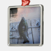 Bluegill in sunset Lake Arrowiad Metalen Ornament (Links)