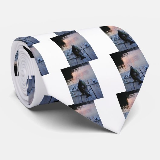 Bluegill in sunset Lake Arrowiad Stropdas (Opgerold)