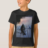 Bluegill in sunset Lake Arrowiad T-shirt (Voorkant)