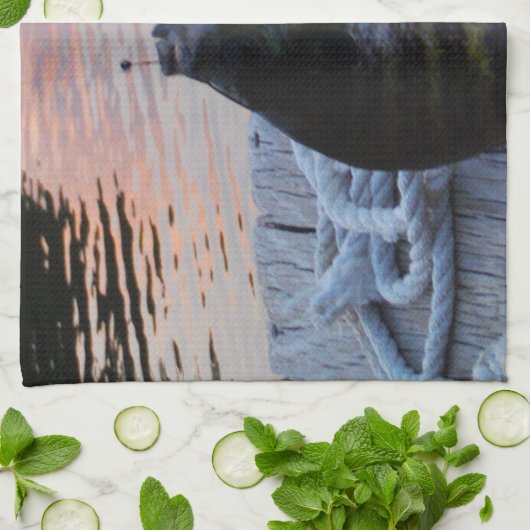 Bluegill in sunset Lake Arrowiad Theedoek (Gevouwen)