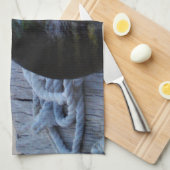 Bluegill in sunset Lake Arrowiad Theedoek (Quarter Fold)