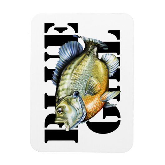 Bluegill Magneet (Verticaal)