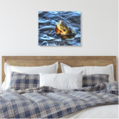 Bluegill Sunfish Fisherman's Outdoorsport Art Canvas Afdruk (Insitu (Slaapkamer))