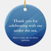 Bluegill Sunfish in Morning Light Keramisch Ornament (Achterkant)