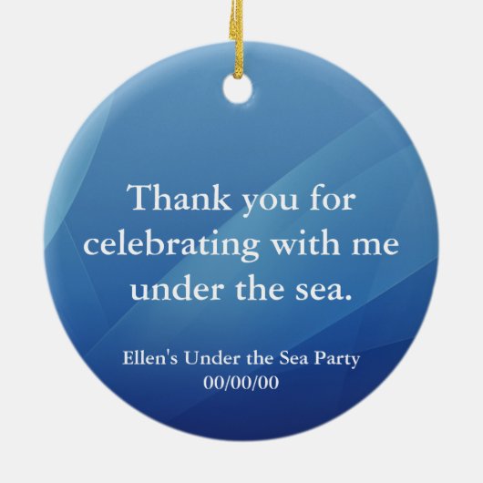 Bluegill Sunfish in Morning Light Keramisch Ornament (Achterkant)