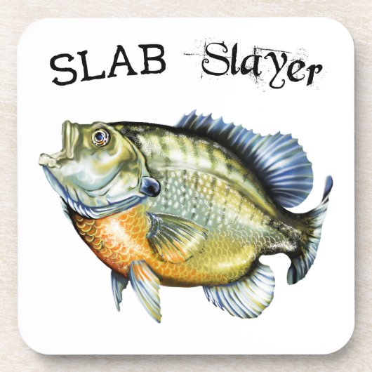 Bluegill Sunfish Slab Slayer Bier Onderzetter (Voorkant)