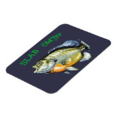 Bluegill Sunfish Slab Slayer Magneet (Linkerzijde)