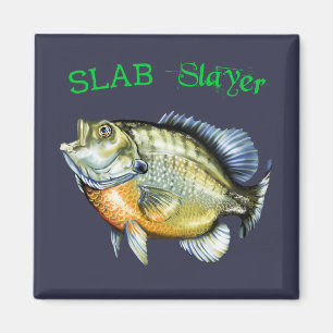 Bluegill Sunfish Slab Slayer Magneet