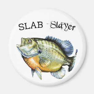 Bluegill Sunfish Slab Slayer Magneet