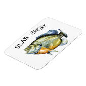 Bluegill Sunfish Slab Slayer Magneet (Linkerzijde)