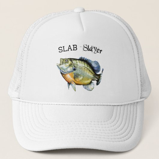 Bluegill Sunfish Slab Slayer Trucker Pet (Voorkant)