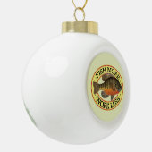 Bluegill Vist Keramische Bal Ornament (Links)