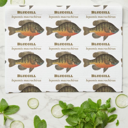 Bluegill Vist Theedoek (Gevouwen)