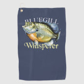 Bluegill Whisperer Vist Towel Golfhanddoek (Voorkant)