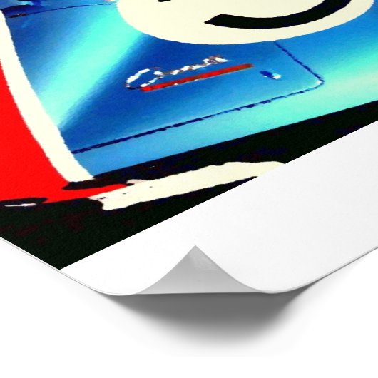 BlueGranSport-olieverfeffect, Poster (Hoek)