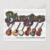"Bluegrass - 100% Amerikaans-Made" Briefkaart (Voorkant)
